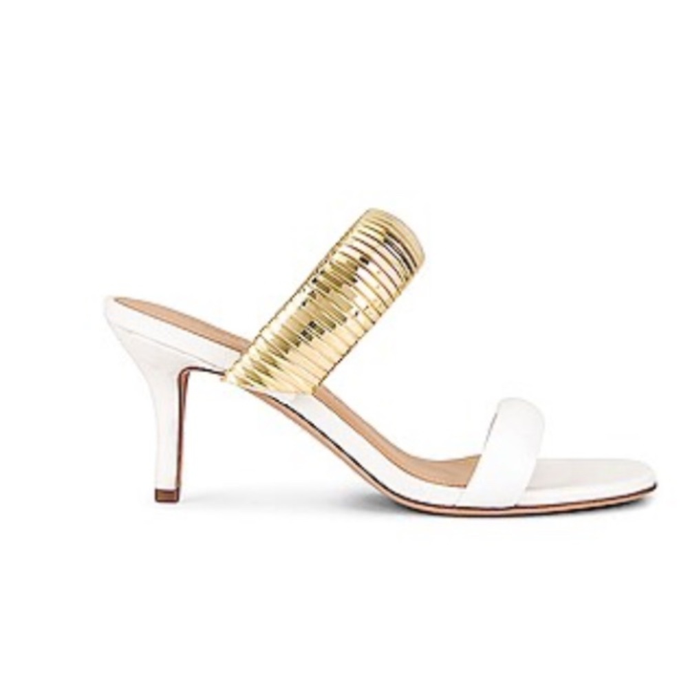 Veronica Beard Meena Leather High-Heel Sandals